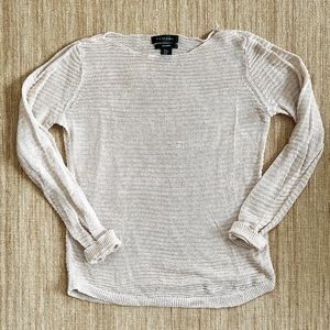 Tahari 100% Linen Sweater